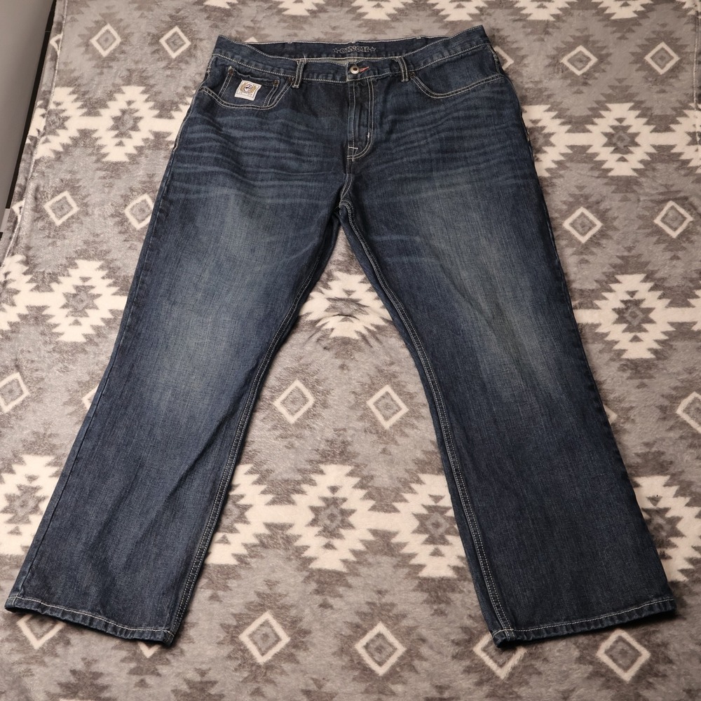 Cinch White Label Jeans Mens 40x30 Dark Wash Western Straight Leg Western Y2K